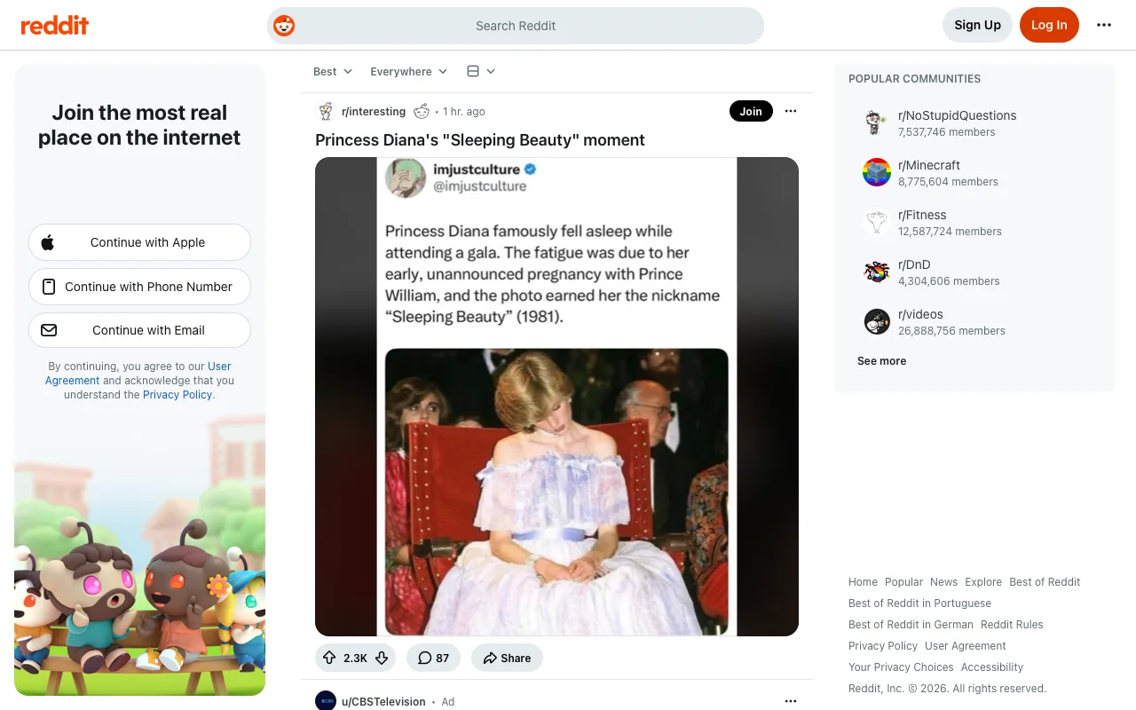 The page before Feed Pause