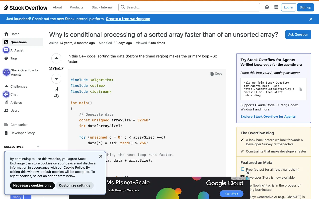Stack Overflow with Larger code examples